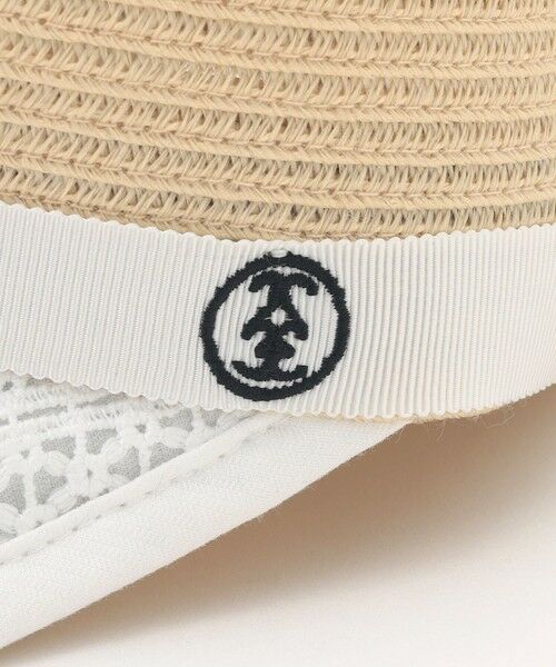 23区GOLF / ニジュウサンンクゴルフ キャップ | 【WOMEN】ブレードキャップ　UV対策紫外線対策に！日常使いもしやすいレースデザイン | 詳細4