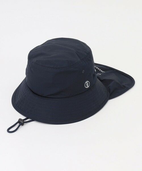 23区GOLF / ニジュウサンンクゴルフ ハット | 【UNISEX】日常使いもしやすいシンプルデザイン 首後ろもしっかケアするネックカバー付バケットハット ギフトにもおすすめ◎ | 詳細10