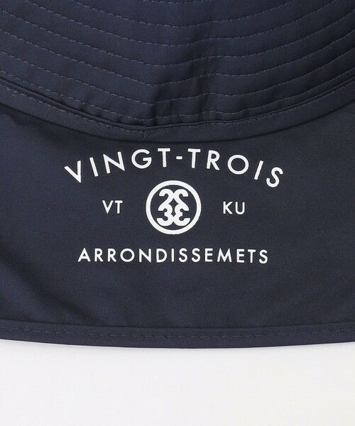 23区GOLF / ニジュウサンンクゴルフ ハット | 【UNISEX】日常使いもしやすいシンプルデザイン 首後ろもしっかケアするネックカバー付バケットハット ギフトにもおすすめ◎ | 詳細12