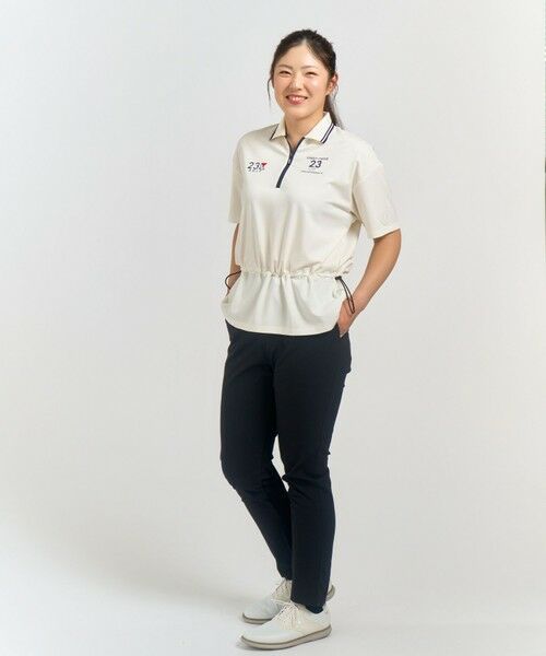 23区GOLF / ニジュウサンンクゴルフ カットソー | 【辻梨恵プロ着用】ウェストドローコードポロ | 詳細2