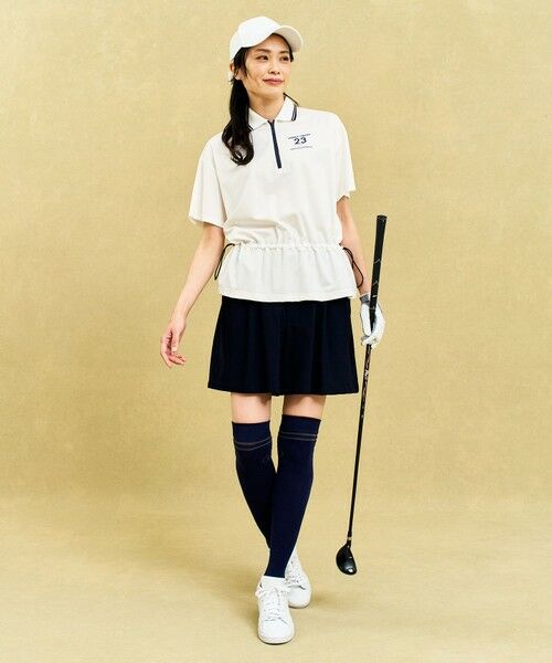 23区GOLF / ニジュウサンンクゴルフ カットソー | 【辻梨恵プロ着用】ウェストドローコードポロ | 詳細3