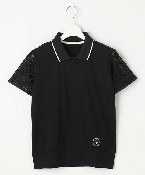 23区GOLF / ニジュウサンンクゴルフ カットソー | 【辻梨恵プロ着用】メッシュスリーブストレッチポロ | 詳細6