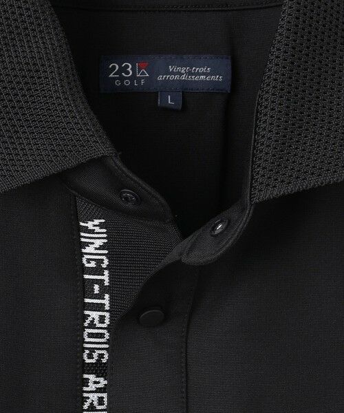 23区GOLF / ニジュウサンンクゴルフ カットソー | 【MEN】ストレッチ性抜群のハニカムメッシュコンビポロシャツ | 詳細7
