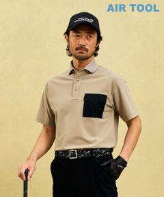 23区GOLF / ニジュウサンンクゴルフ ポロシャツ | 【MEN】機能に優れた新素材「AIR TOOL」ポケットポロシャツ