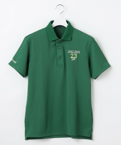 23区GOLF / ニジュウサンンクゴルフ カットソー | 【MEN】ハニカムライトカノコメッシュ衿ポロ | 詳細1