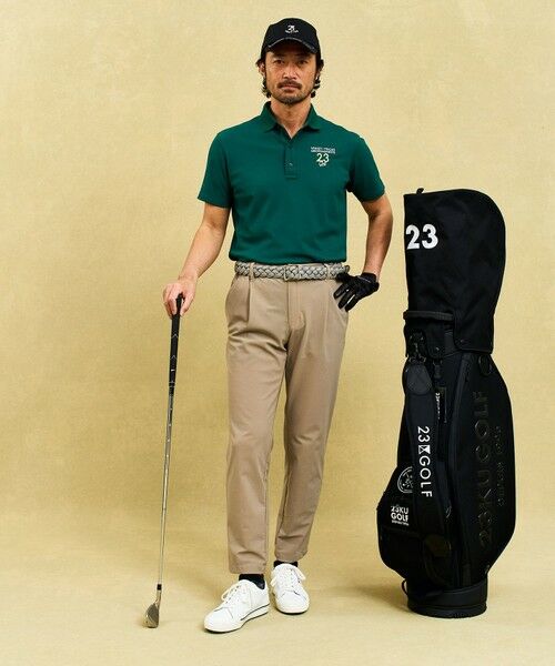 23区GOLF / ニジュウサンンクゴルフ カットソー | 【MEN】ハニカムライトカノコメッシュ衿ポロ | 詳細3