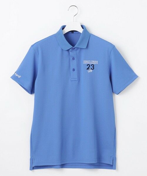 23区GOLF / ニジュウサンンクゴルフ カットソー | 【MEN】ハニカムライトカノコメッシュ衿ポロ | 詳細4