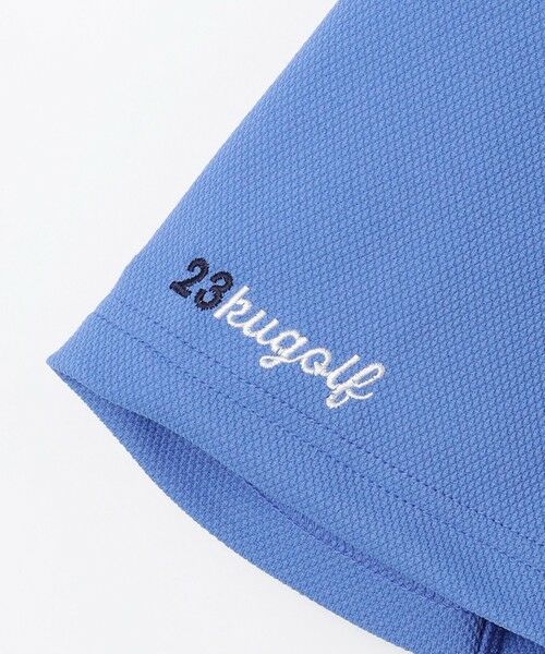 23区GOLF / ニジュウサンンクゴルフ カットソー | 【MEN】ハニカムライトカノコメッシュ衿ポロ | 詳細10