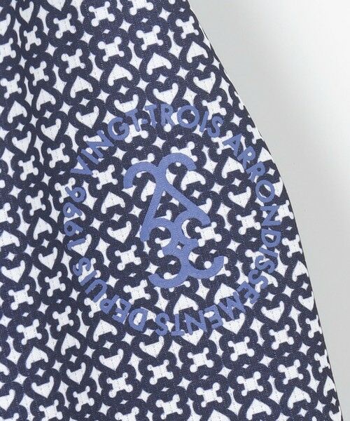 23区GOLF / ニジュウサンンクゴルフ カットソー | 【WOMEN】サンベールメッシュ モノグラムハーフジップ | 詳細7