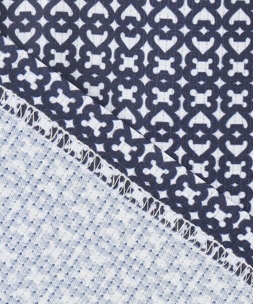 23区GOLF / ニジュウサンンクゴルフ カットソー | 【WOMEN】サンベールメッシュ モノグラムハーフジップ | 詳細9