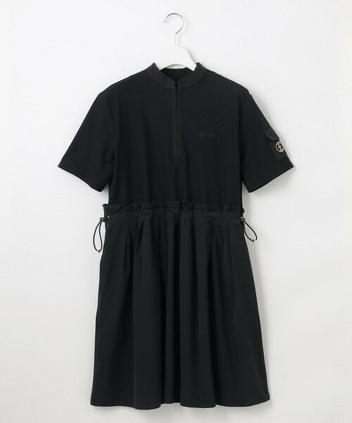 23区GOLF / ニジュウサンンクゴルフ ドレス | 【WOMEN】機能に優れた新素材「AIR TOOL」で暑い夏を快適に コンビ素材 ワンピース | 詳細4