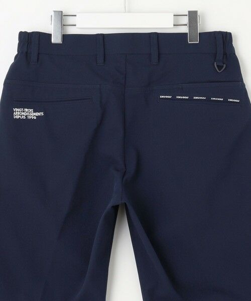 【美品•23年モデル】23区GOLF パンツ ストレッチ ネイビー L〜XL相当 中古 レディース 23区ゴルフ 23区GOLF パンツ 64cm 紺 ネイビー