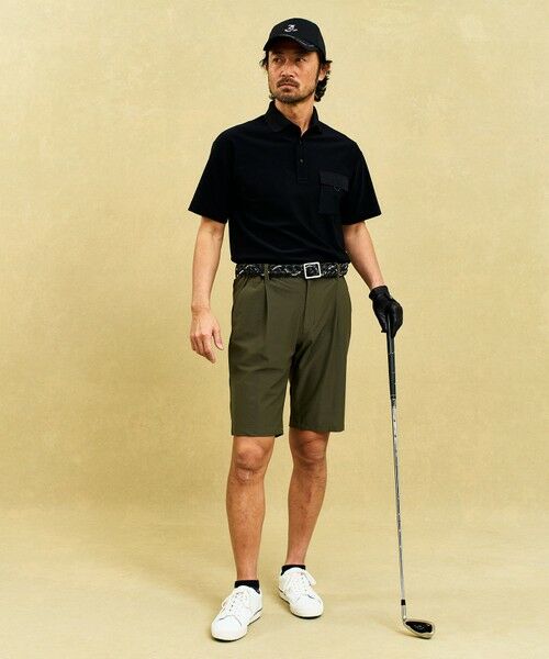 23区GOLF / ニジュウサンンクゴルフ その他パンツ | 【MEN】機能に優れた新素材「AIR TOOL」ワンタックショートパンツ | 詳細7