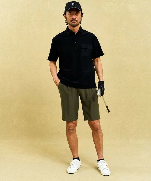 23区GOLF / ニジュウサンンクゴルフ その他パンツ | 【MEN】機能に優れた新素材「AIR TOOL」ワンタックショートパンツ | 詳細8