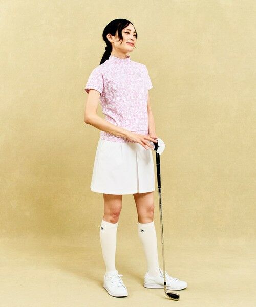 23区GOLF / ニジュウサンンクゴルフ ミニ・ひざ丈スカート | 着用動画あり【辻梨恵プロ着用】「TEXBRID」軽量ストレッチベーシックスカート | 詳細2