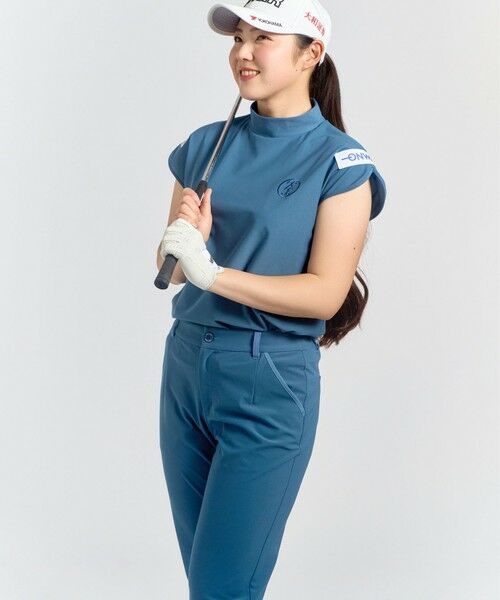 23区GOLF / ニジュウサンンクゴルフ スウェット | 《追加生産/新色登場》【WOMEN】機能に優れた新素材「AIR TOOL」モックネック | 詳細8