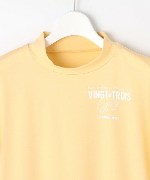 23区GOLF / ニジュウサンンクゴルフ スウェット | 【WOMEN】フレンチスリーブストレッチモックネック | 詳細4