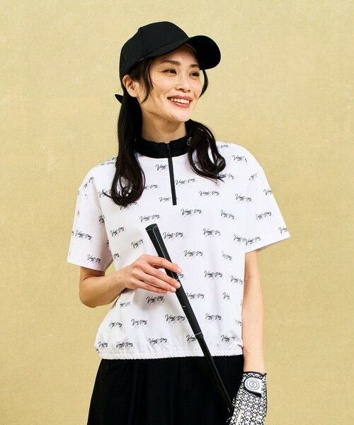 23区GOLF/ニジュウサンンクゴルフ 【WOMEN】ウェストドローコードモック 吸水速乾性 UVケア イージーケア ホワイト系5 2 23区GOLF/ニジュウサンンクゴルフ 【WOMEN】ウェストドローコードモック 吸水速乾性 UVケア イージーケア ホワイト系5 2