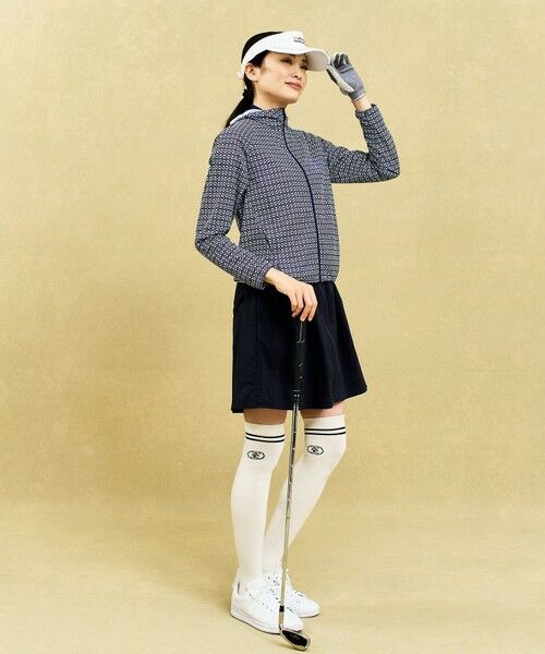 23区GOLF / ニジュウサンンクゴルフ スウェット | 【辻梨恵プロ着用】UV-A波をブロックする『サンベール』 モノグラムUVパーカー | 詳細6