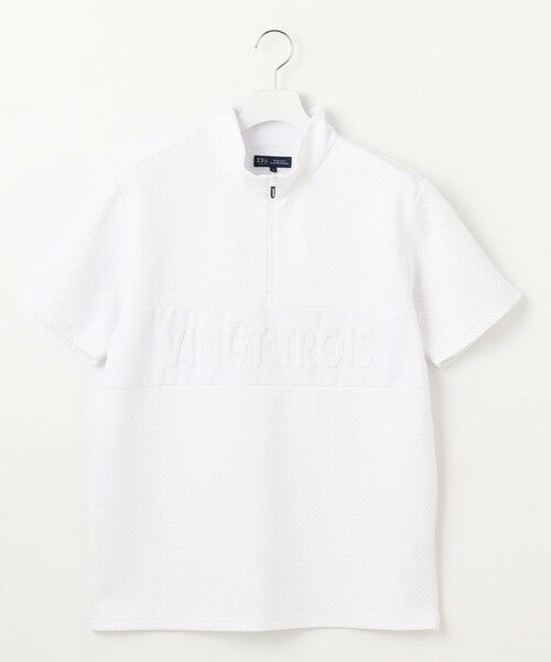 23区GOLF / ニジュウサンンクゴルフ スウェット | 【MEN】着脱しやすいバンプジャージー　ハーフジップカットソー | 詳細3