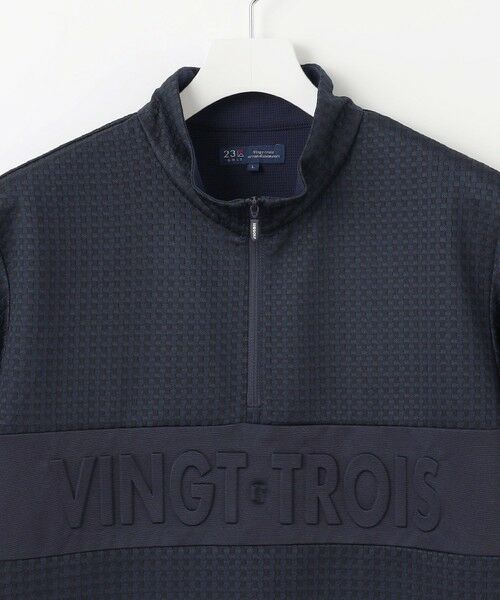 23区GOLF / ニジュウサンンクゴルフ スウェット | 【MEN】着脱しやすいバンプジャージー　ハーフジップカットソー | 詳細5