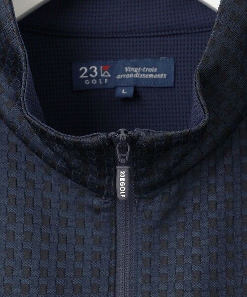 23区GOLF / ニジュウサンンクゴルフ スウェット | 【MEN】着脱しやすいバンプジャージー　ハーフジップカットソー | 詳細8