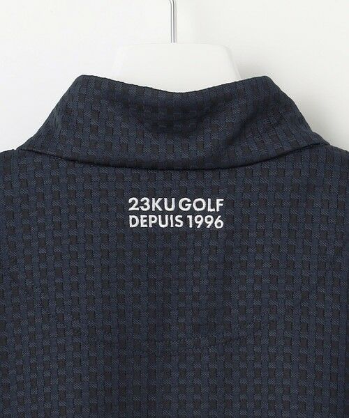 23区GOLF / ニジュウサンンクゴルフ スウェット | 【MEN】着脱しやすいバンプジャージー　ハーフジップカットソー | 詳細9