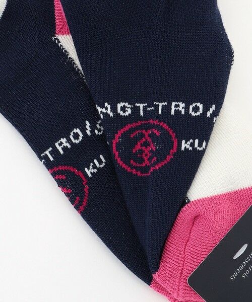 23区GOLF / ニジュウサンンクゴルフ ソックス | 【WOMEN】カラーブロックアンクル | 詳細4