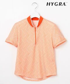 23区GOLF / ニジュウサンンクゴルフ カットソー | 【WOMEN】「HYGRA」幾何柄清涼カットソー