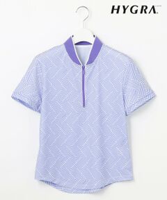 23区GOLF / ニジュウサンンクゴルフ カットソー | 【WOMEN】「HYGRA」幾何柄清涼カットソー