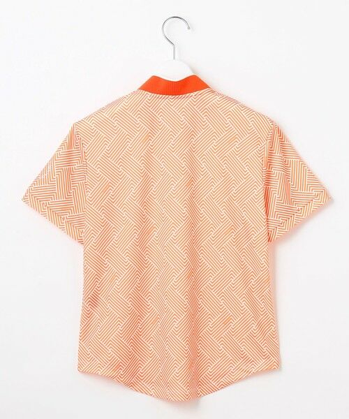 23区GOLF / ニジュウサンンクゴルフ カットソー | 【WOMEN】「HYGRA」幾何柄清涼カットソー | 詳細3