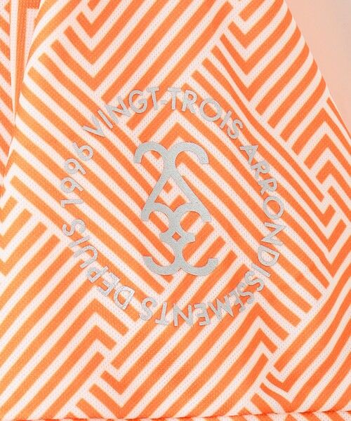 23区GOLF / ニジュウサンンクゴルフ カットソー | 【WOMEN】「HYGRA」幾何柄清涼カットソー | 詳細7