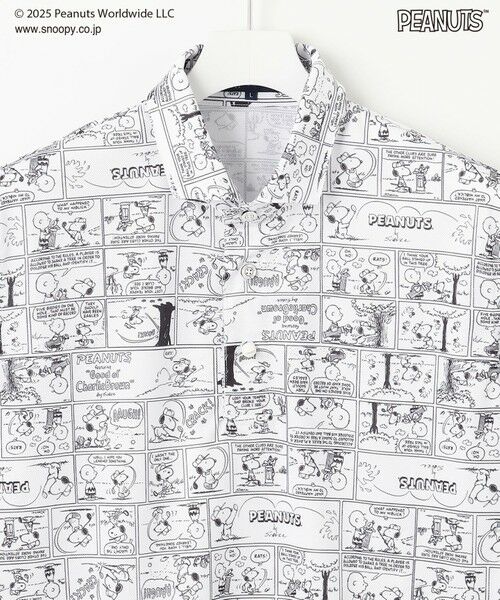 23区GOLF / ニジュウサンンクゴルフ ポロシャツ | 【MEN】『PEANUTS』コラボ　アメコミ柄ポロシャツ | 詳細2