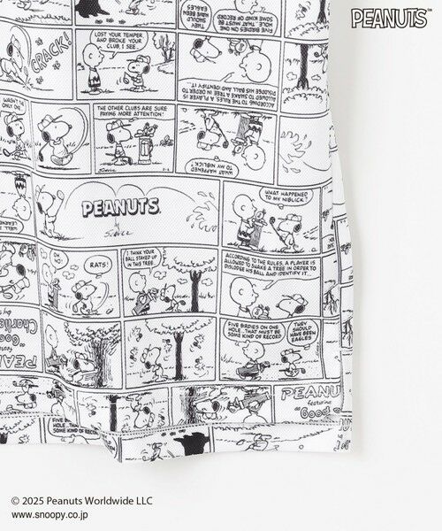 23区GOLF / ニジュウサンンクゴルフ ポロシャツ | 【MEN】『PEANUTS』コラボ　アメコミ柄ポロシャツ | 詳細4