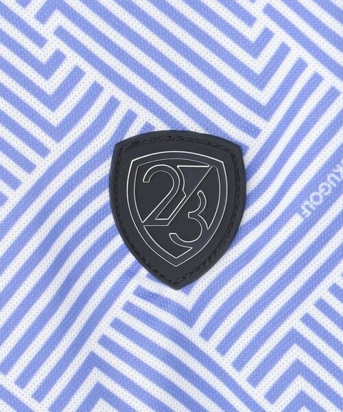 23区GOLF / ニジュウサンンクゴルフ ポロシャツ | 【MEN】「HYGRA」幾何柄清涼ポロシャツ | 詳細8