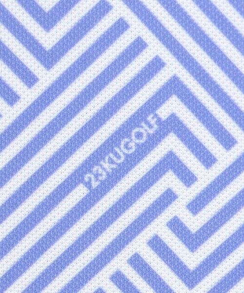 23区GOLF / ニジュウサンンクゴルフ ポロシャツ | 【MEN】「HYGRA」幾何柄清涼ポロシャツ | 詳細9