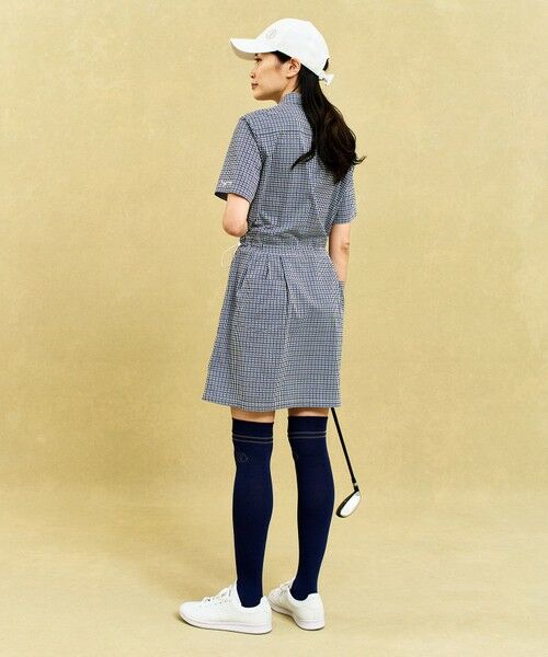 23区GOLF / ニジュウサンンクゴルフ ドレス | 【WOMEN】ギンガムチェックストレッチワンピース | 詳細4