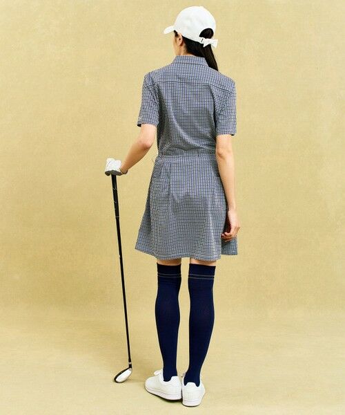 23区GOLF / ニジュウサンンクゴルフ ドレス | 【WOMEN】ギンガムチェックストレッチワンピース | 詳細5