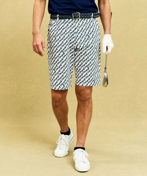 23区GOLF/ニジュウサンンクゴルフ 【MEN】レジメロゴショートパンツ ネイビー系5 M