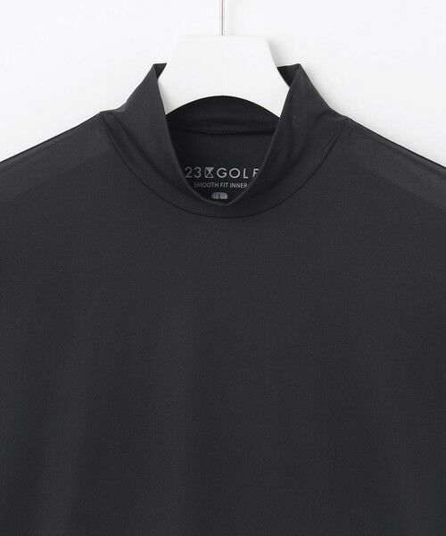23区GOLF / ニジュウサンンクゴルフ カットソー | 【MEN】【吸水速乾/UVケア】30デニール 無地モックネックインナーシャツ | 詳細2