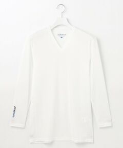 23区GOLF / ニジュウサンンクゴルフ カットソー | 【MEN】【吸水速乾/UVケア】30デニール 無地Vネックインナーシャツ