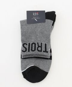 23区GOLF / ニジュウサンンクゴルフ ソックス | 【MEN】ロゴラインハーフソックス　１５ｃｍ