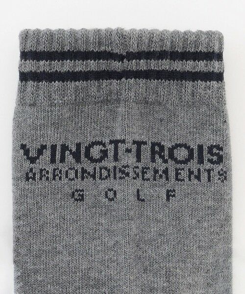 23区GOLF / ニジュウサンンクゴルフ ソックス | 【MEN】バックロゴレギュラーソックス　１８ｃｍ | 詳細1