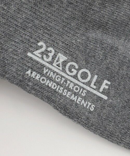 23区GOLF / ニジュウサンンクゴルフ ソックス | 【MEN】バックロゴレギュラーソックス　１８ｃｍ | 詳細4