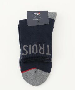 23区GOLF / ニジュウサンンクゴルフ ソックス | 【WOMEN】ロゴラインハーフソックス 15cm