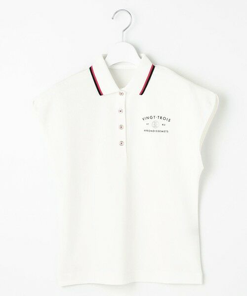 23区GOLF / ニジュウサンンクゴルフ ポロシャツ | 【WOMEN】遮熱エイトムーブポロ　フレンチスリーブ | 詳細3