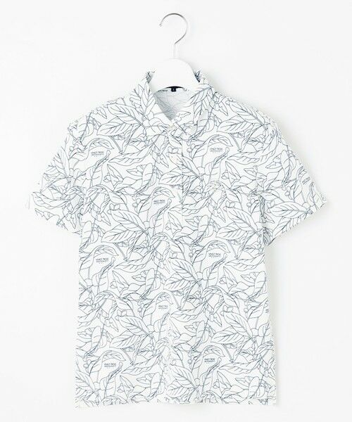 23区GOLF / ニジュウサンンクゴルフ ポロシャツ | 【WOMEN】遮熱エイトムーブ リーフポロシャツ(ホワイト系5)