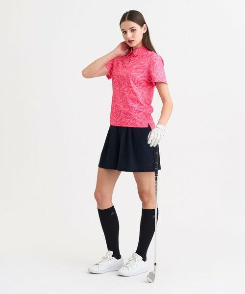 23区GOLF / ニジュウサンンクゴルフ ポロシャツ | 【WOMEN】遮熱エイトムーブ リーフポロシャツ | 詳細1
