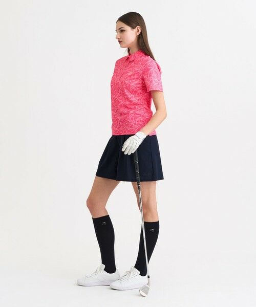 23区GOLF / ニジュウサンンクゴルフ ポロシャツ | 【WOMEN】遮熱エイトムーブ リーフポロシャツ | 詳細2