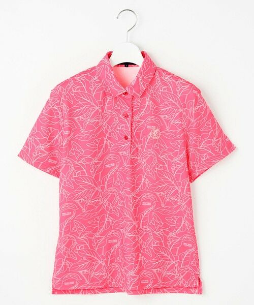 23区GOLF / ニジュウサンンクゴルフ ポロシャツ | 【WOMEN】遮熱エイトムーブ リーフポロシャツ | 詳細3